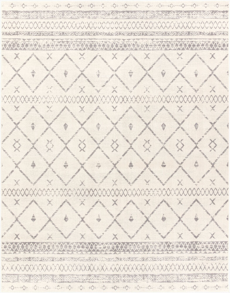 Surya Roma ROM-2338 White Global Machine Woven Rug