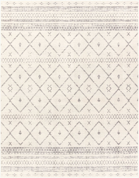 Surya Roma ROM-2338 White Global Machine Woven Rug
