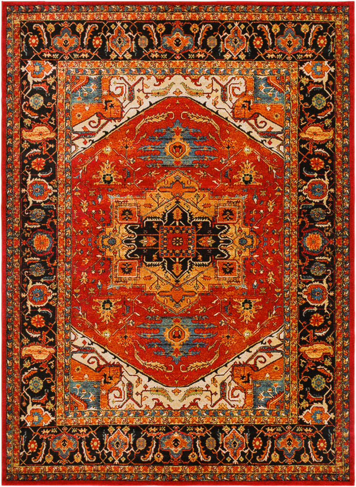 Surya Serapi SRP-1001 Burgandy Traditional Machine Woven Rug