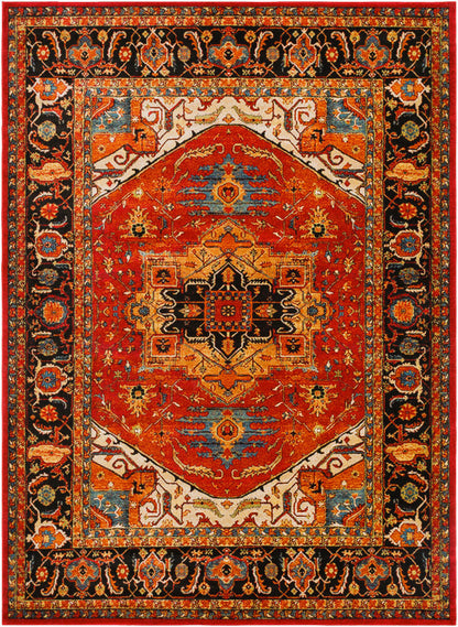 Surya Serapi SRP-1001 Burgandy Traditional Machine Woven Rug