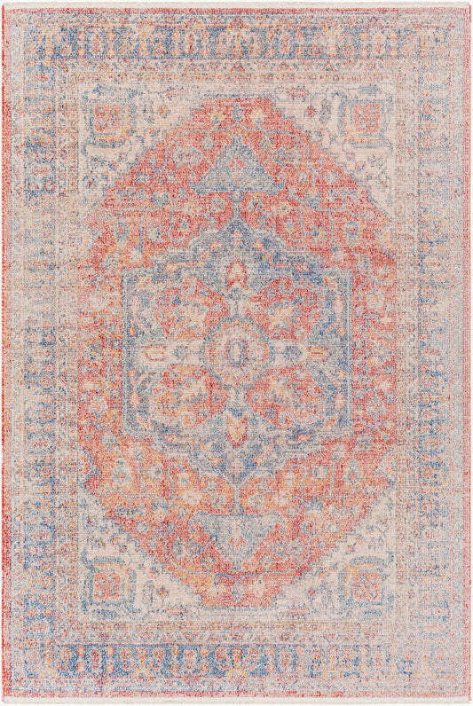 Surya Subtle SUB-2305 Red Traditional Machine Woven Rug