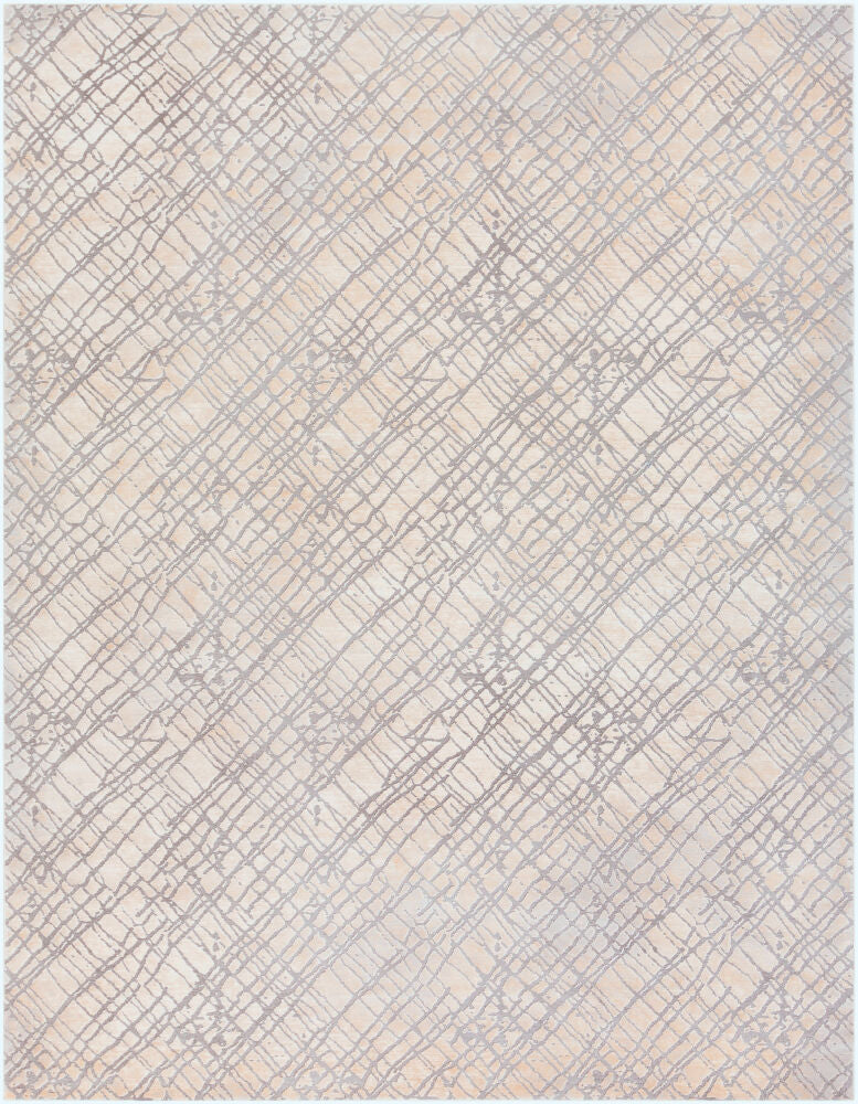 Surya Tibetan TBT-2314 Charcoal Modern Machine Woven Rug