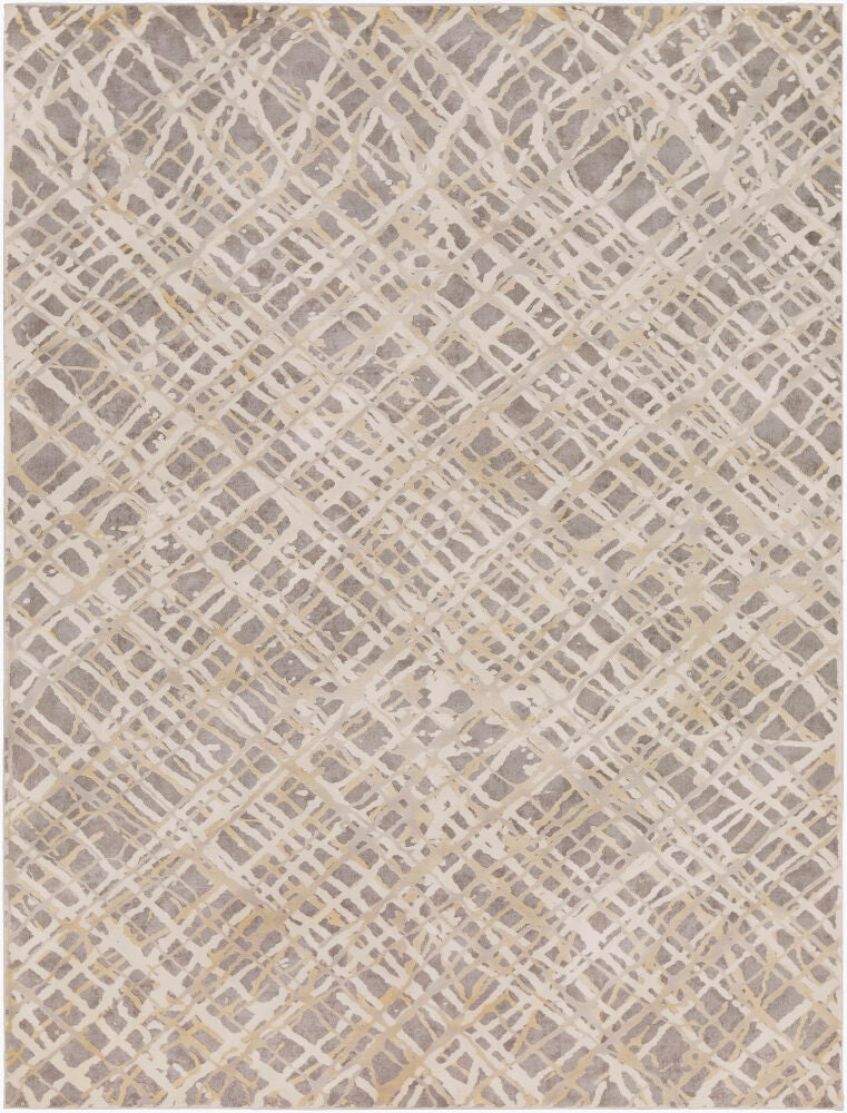 Surya Tibetan TBT-2316 Charcoal Modern Machine Woven Rug