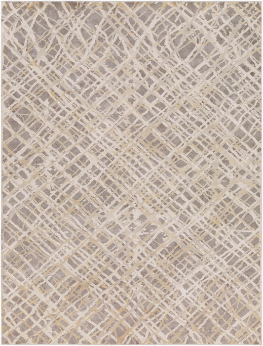 Surya Tibetan TBT-2316 Charcoal Modern Machine Woven Rug