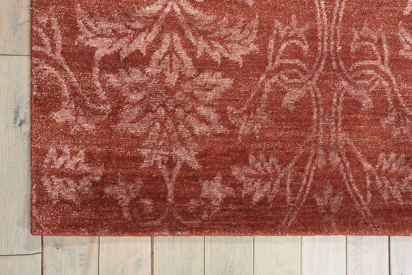 Nourison Home Silk Shadows  Rust  Contemporary
