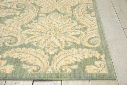 Nourison Home Aristo  Blue Ivory  Transitional