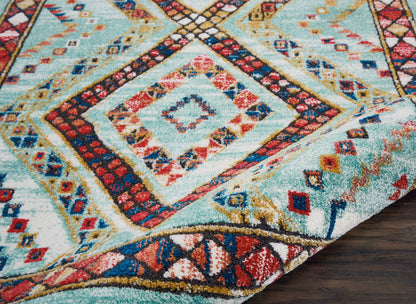 Nourison Home South Western  Aqua  Transitional