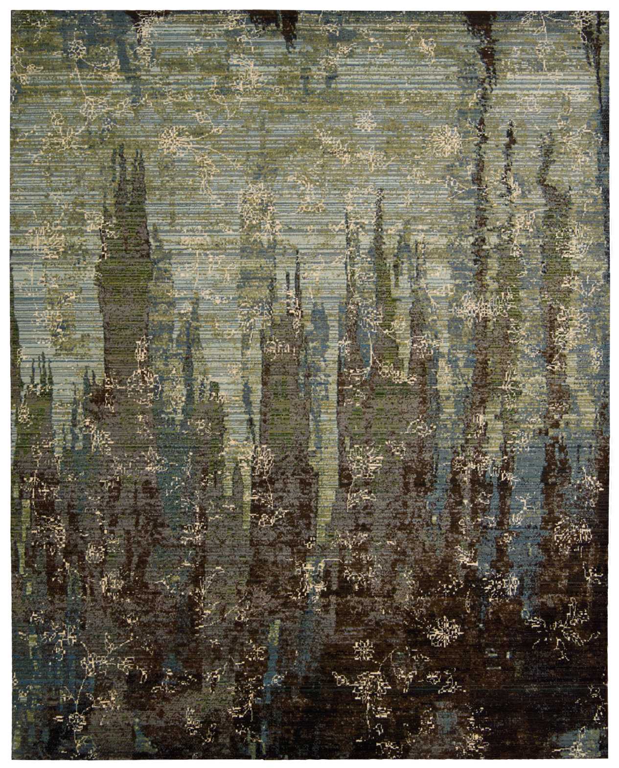 Nourison Home Rhapsody  Seaglass  Transitional