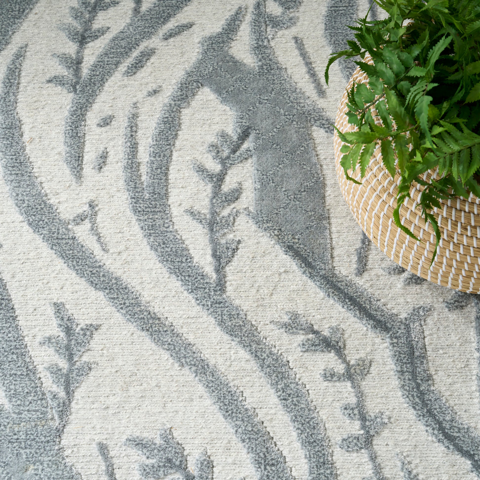 Nourison Home Divine  Slate  Contemporary