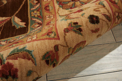 Nourison Home Living Treasures  Brown  Traditional