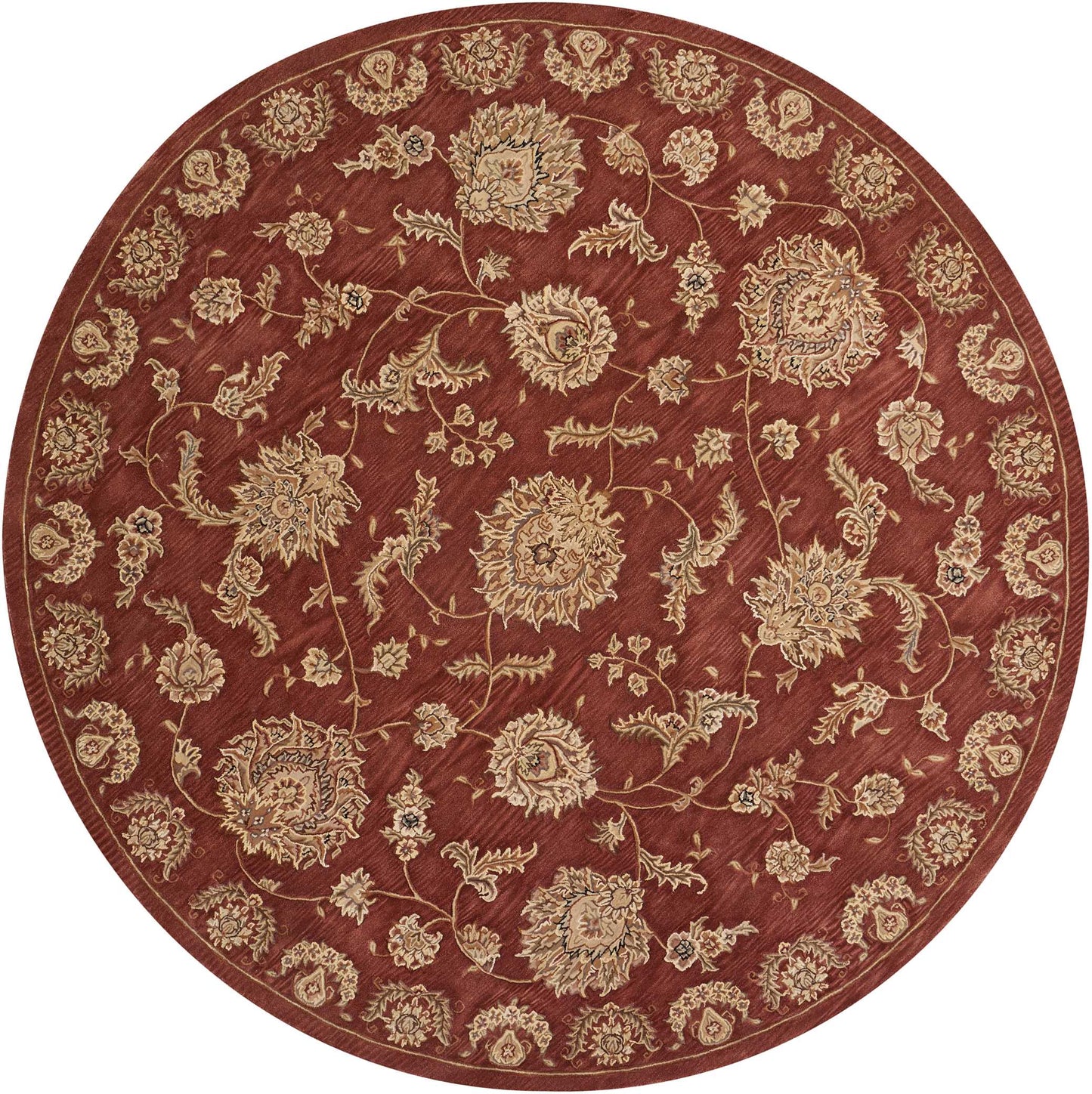 Nourison Home Nourison 2000 2421 Rust Traditional Tufted Rug