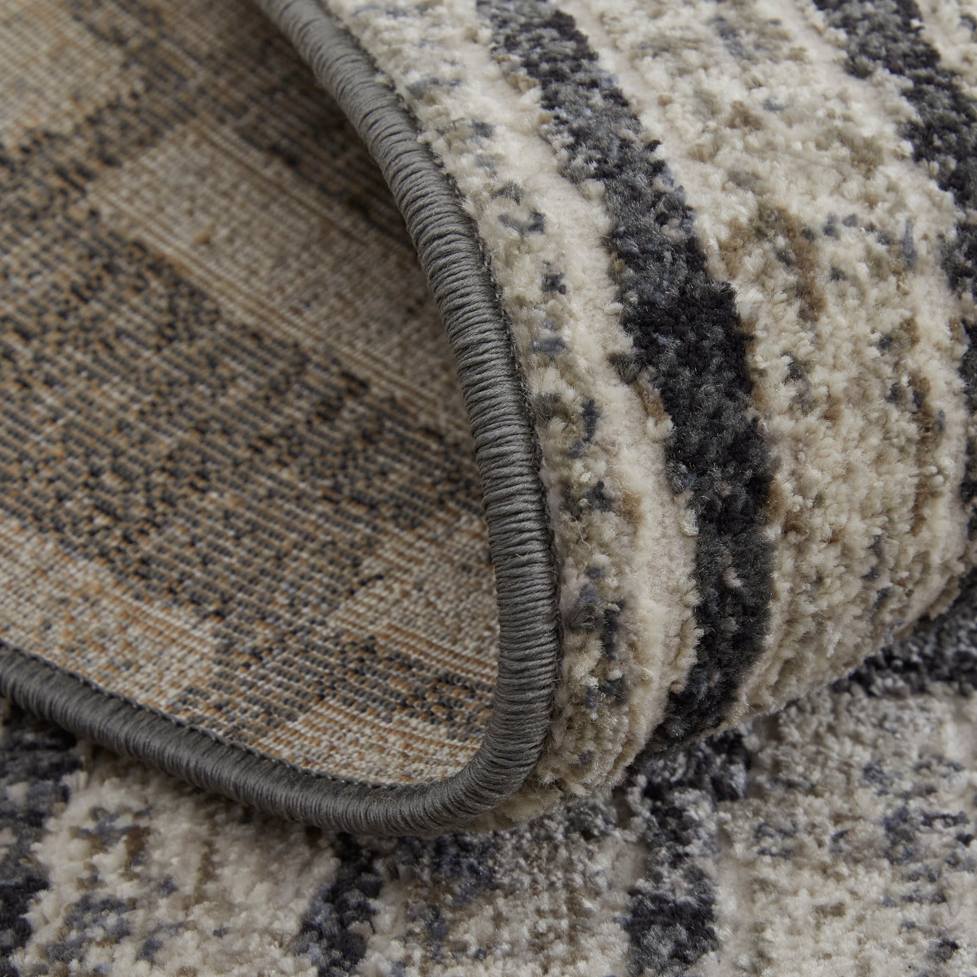 Feizy Kano 39LKF Charcoal Transitional/Industrial Rug - Rugs - Feizy - Atlanta Designer Rugs