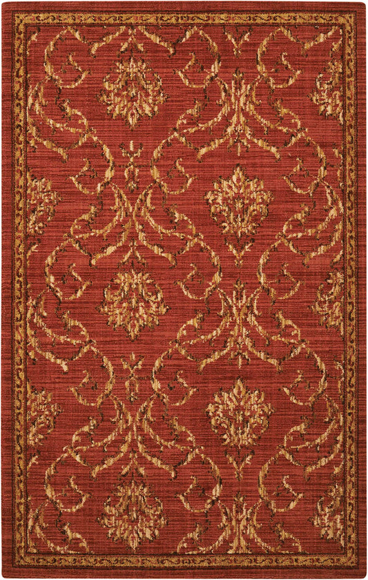 Nourison Home Radiant Impression  Persimmon  Traditional