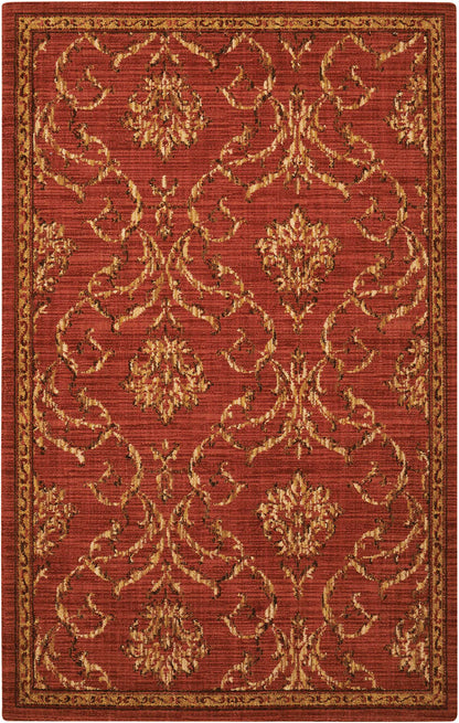 Nourison Home Radiant Impression  Persimmon  Traditional