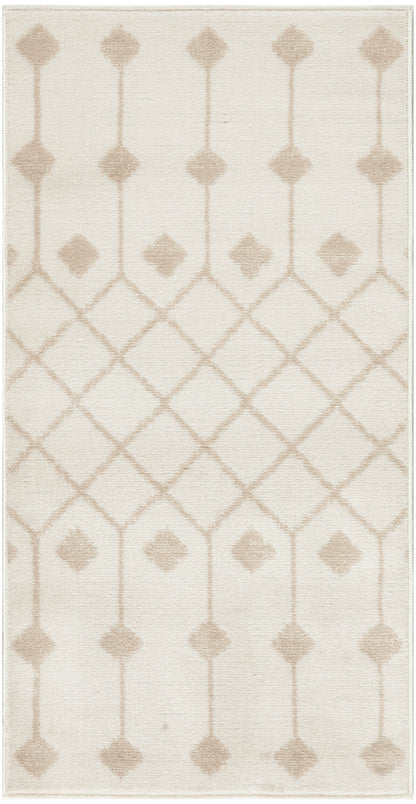 Nourison Home Grafix GRF37 Ivory Beige Transitional Power-loomed Rug