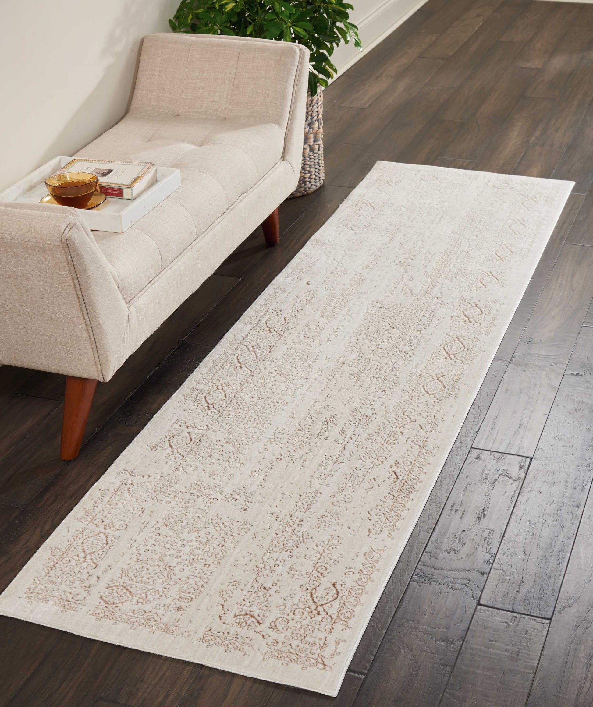 Nourison Home Silver Screen  Ivory Mocha  Transitional