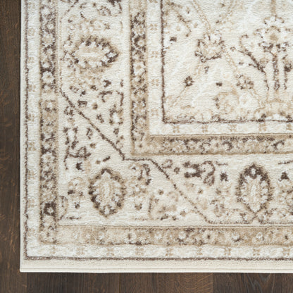 Nourison Home Dekor  Ivory Brown  Traditional
