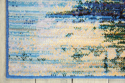 Nourison Home Chroma  Crimson Tide  Contemporary