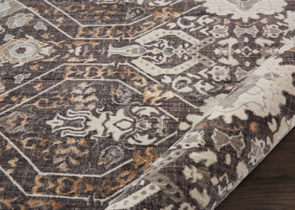 Nourison Home Silver Screen  Mocha Slate  Transitional