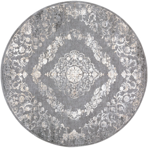 Surya Tibetan TBT-2301 Charcoal Traditional  Rug