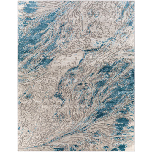 Surya Tibetan TBT-2326 Teal Modern  Rug