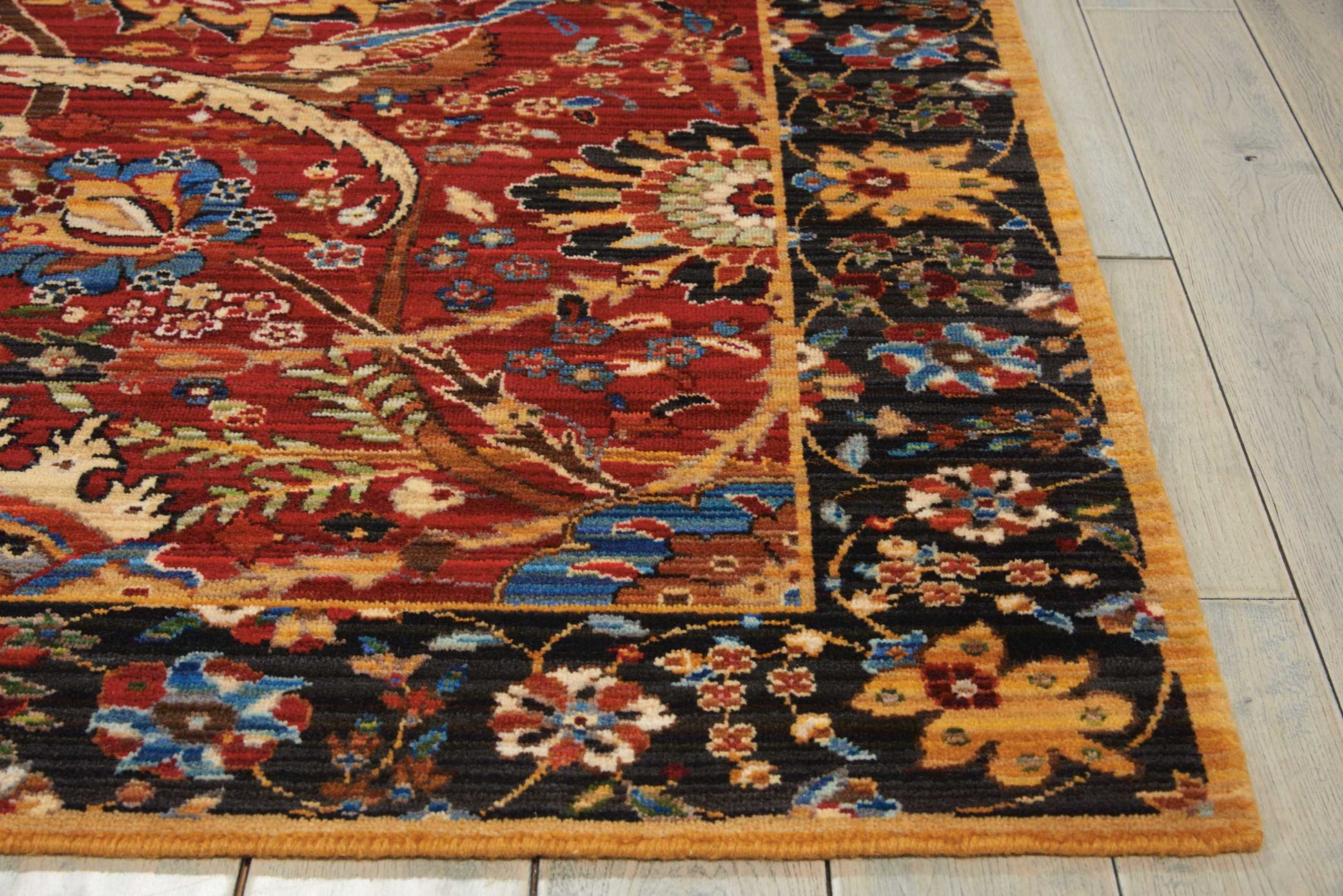 Nourison Home Rhapsody  Red  Transitional