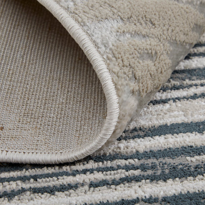 Feizy Micah 39LRF Black Silver Modern/Scandinavian/Farmhouse Machine Woven Rug - Rugs - Feizy - Atlanta Designer Rugs