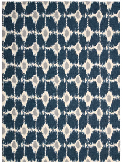 Nourison Home Enhance  Navy  Transitional