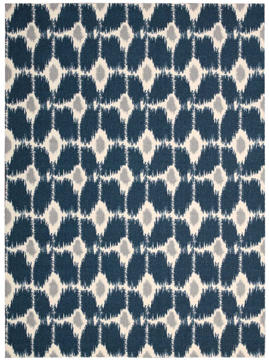 Nourison Home Enhance  Navy  Transitional