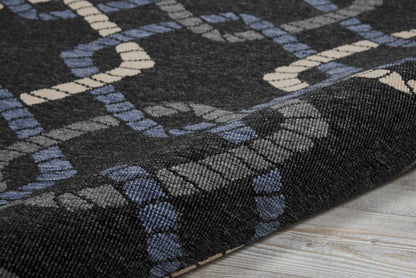 Nourison Home Caribbean  Charcoal  Transitional