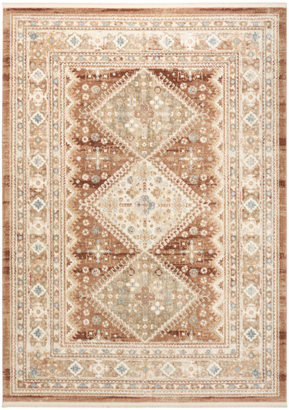 Nourison Home Pardis PRD04 Rust Traditional Machine Woven Rug