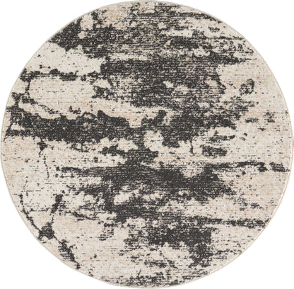 Nourison Home Maxell MAE07 Ivory Grey Contemporary Power-loomed Rugs