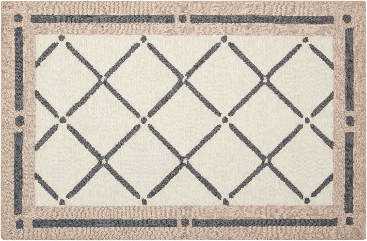 Nourison Home Decor  Ivory Beige  Transitional