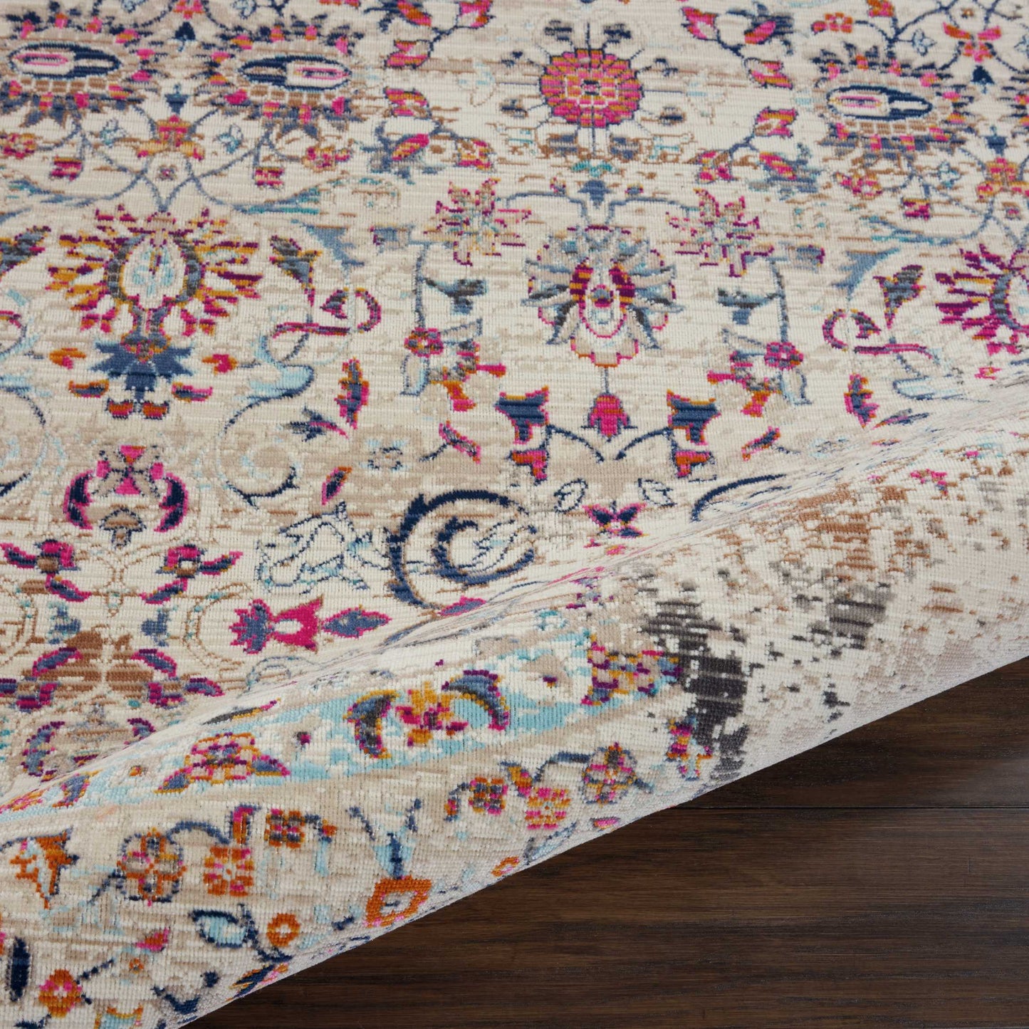 Nourison Home Vintage Kashan  Ivory  Traditional