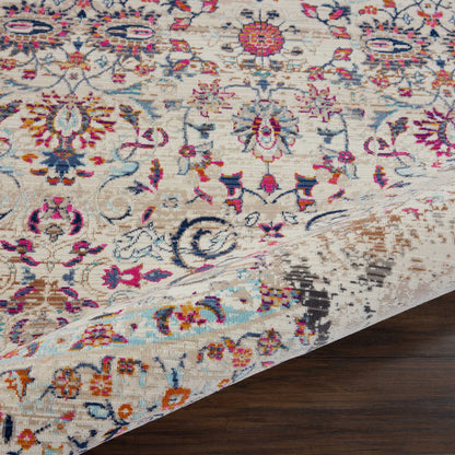 Nourison Home Vintage Kashan  Ivory  Traditional