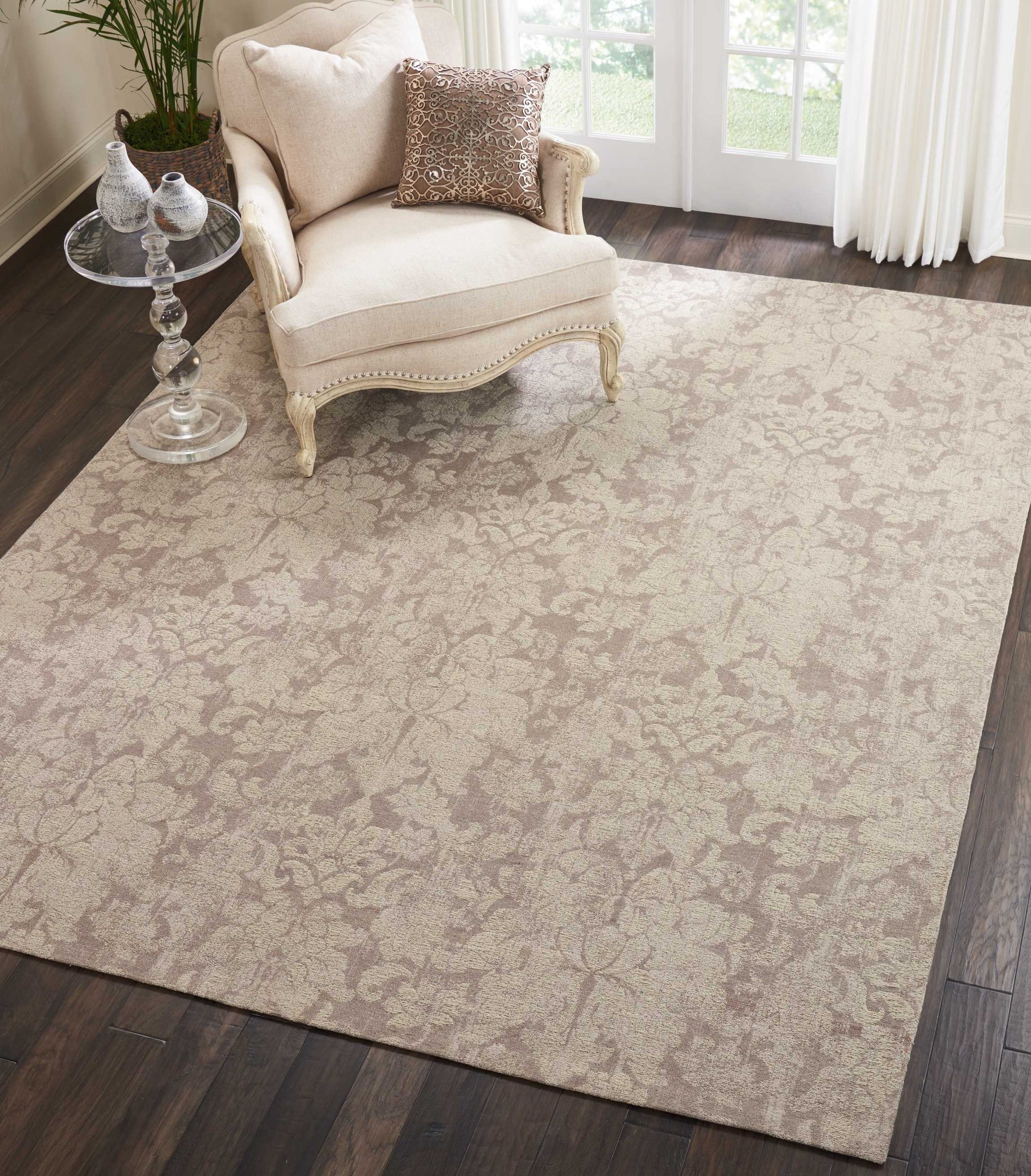 Waverly Vintage Lux  Smoke  Contemporary