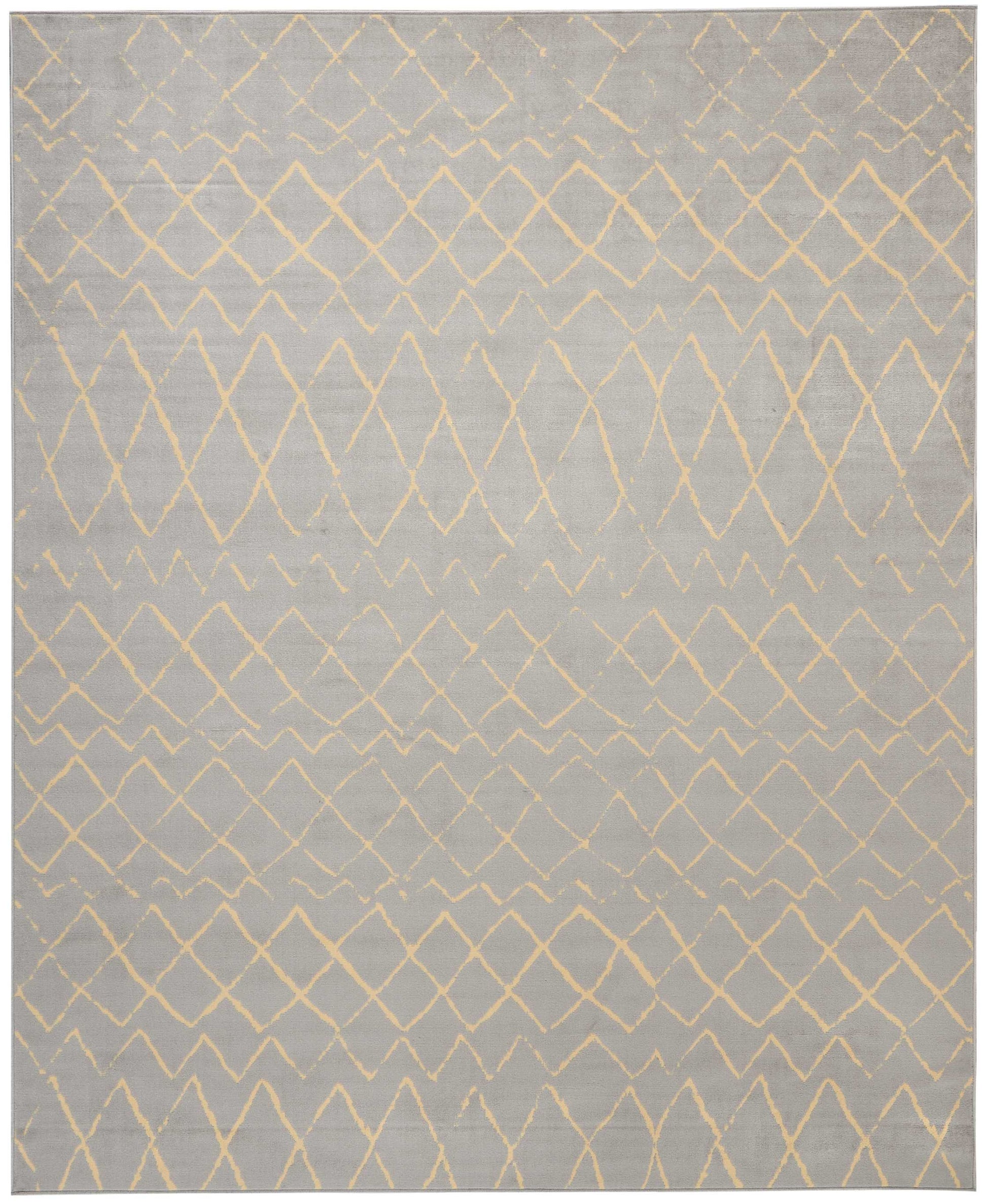 Nourison Home Grafix  Grey  Contemporary