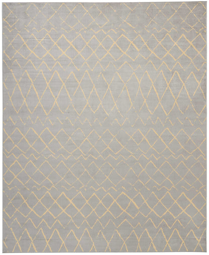 Nourison Home Grafix  Grey  Contemporary