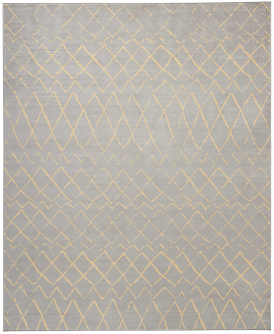 Nourison Home Grafix  Grey  Contemporary