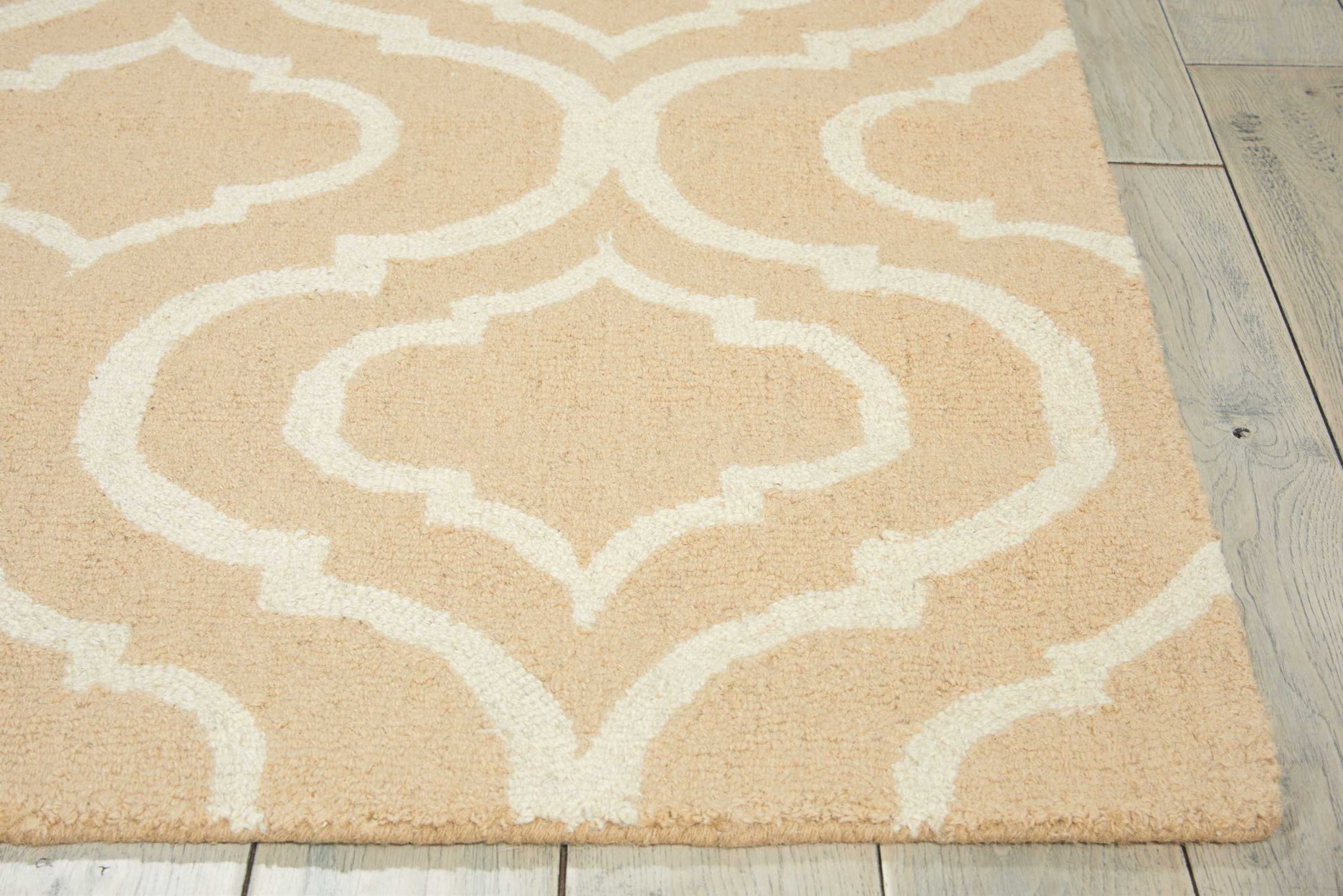 Nourison Home Linear  Beige  Transitional