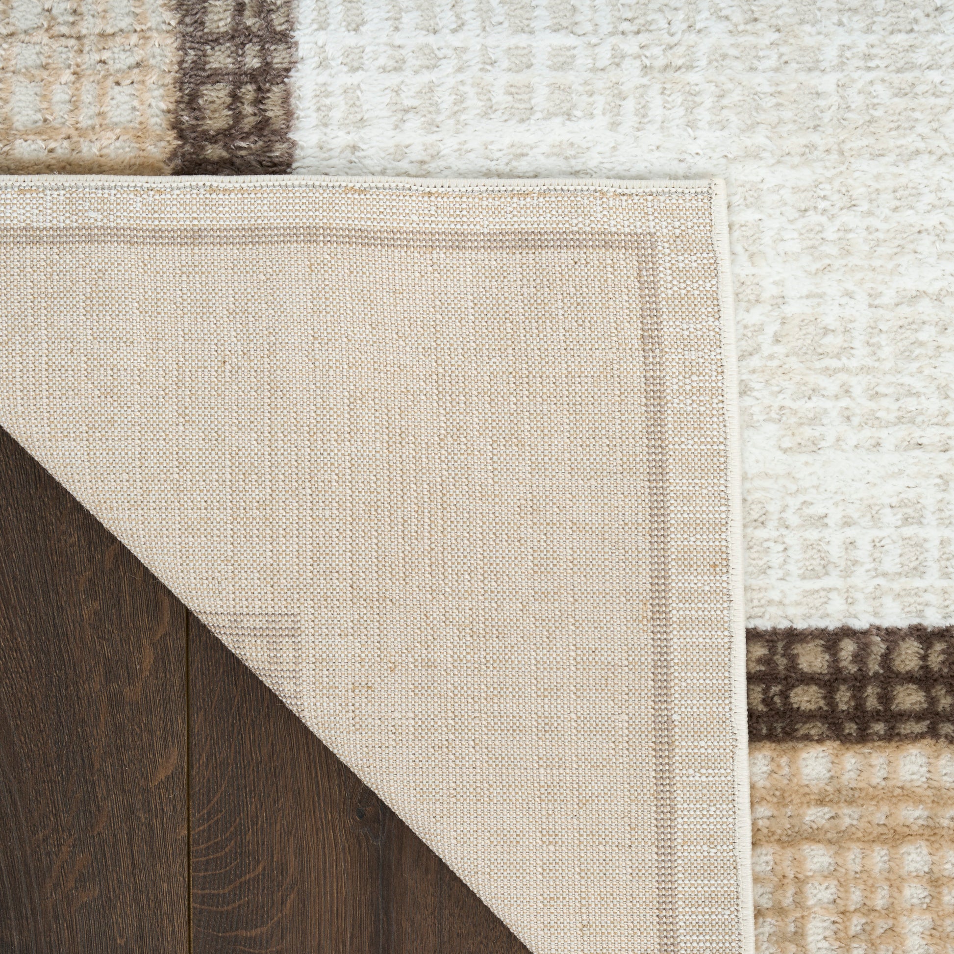 Nourison Home Dekor  Ivory Brown  Contemporary
