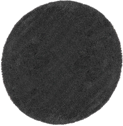 Nourison Home Malibu Shag MSG01 Dark Grey Contemporary Power-loomed Rug