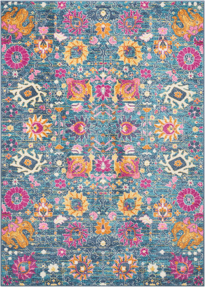 Nourison Home Passion PSN01 Denim Transitional Power-loomed Rugs