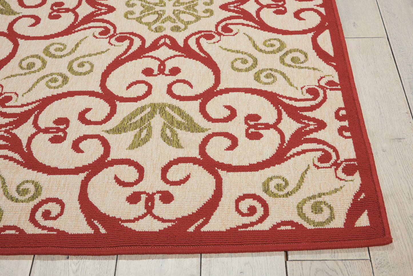 Nourison Home Caribbean  Ivory Rust  Transitional