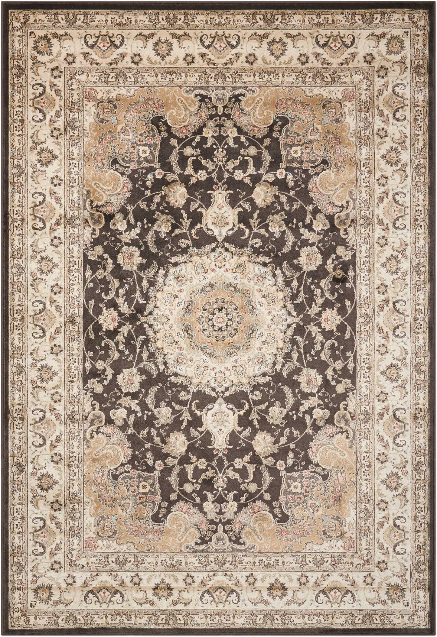 Nourison Home Ararat  Charcoal  Traditional