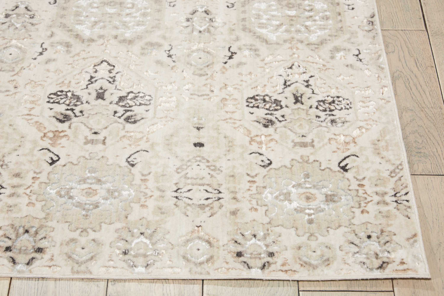 Nourison Home Silver Screen  Grey Slate  Transitional