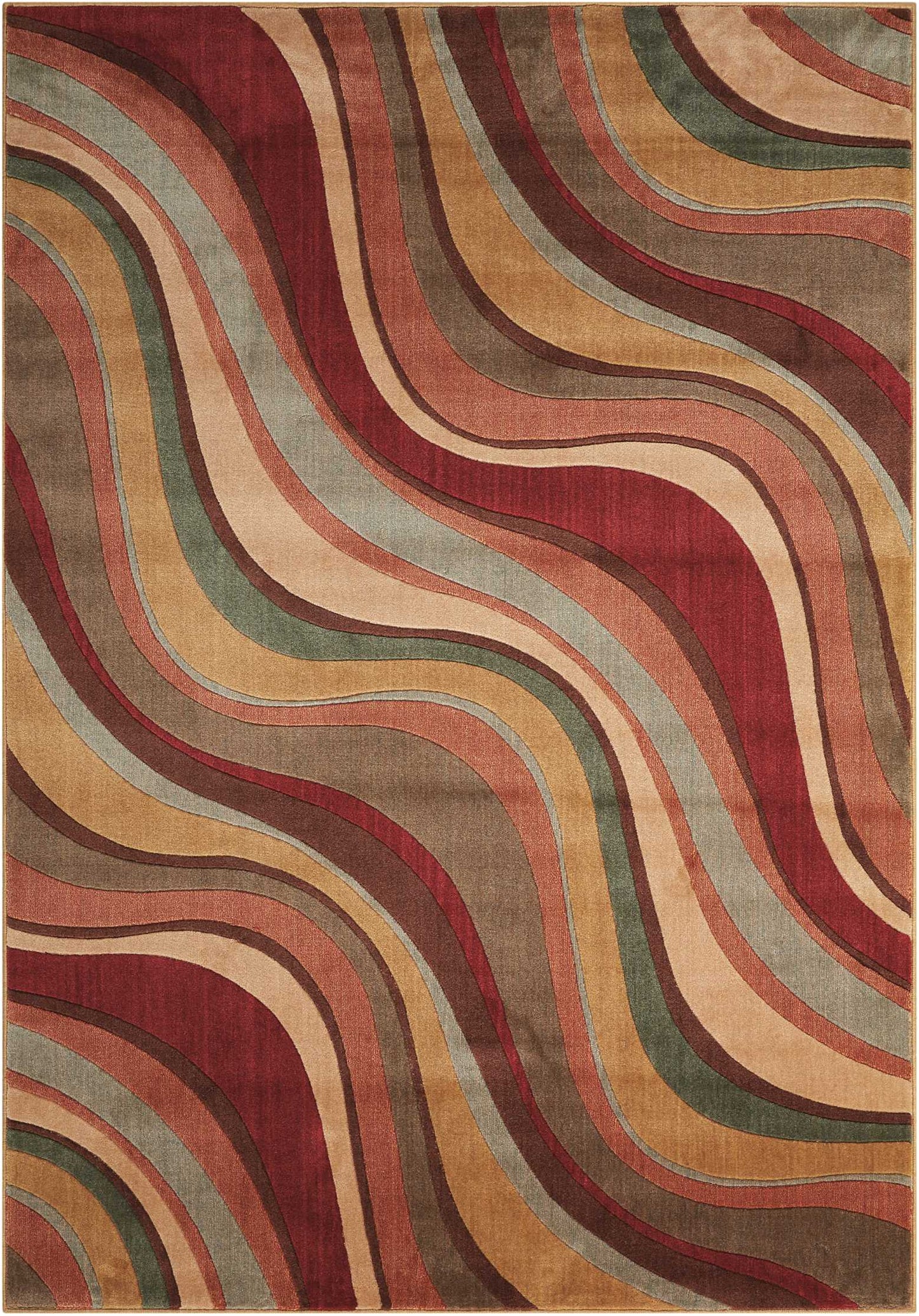 Nourison Home Somerset ST81 Multicolor Contemporary Power-loomed Rug