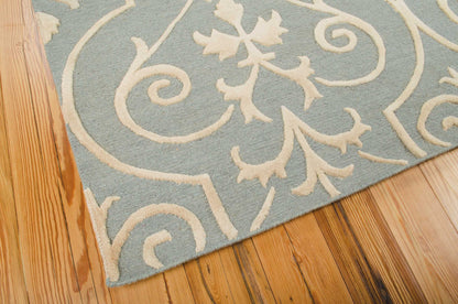 Nourison Home Ambrose  Blue  Transitional