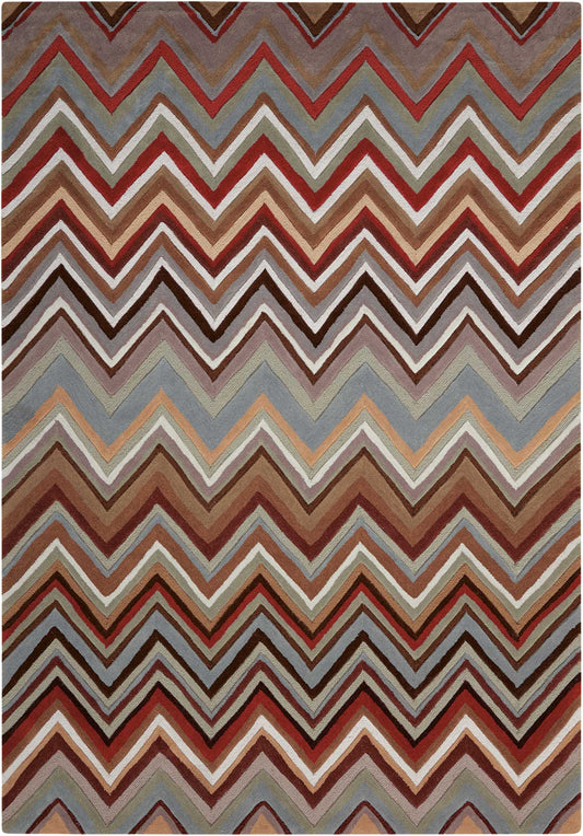 Nourison Home Contour  Multicolor  Contemporary