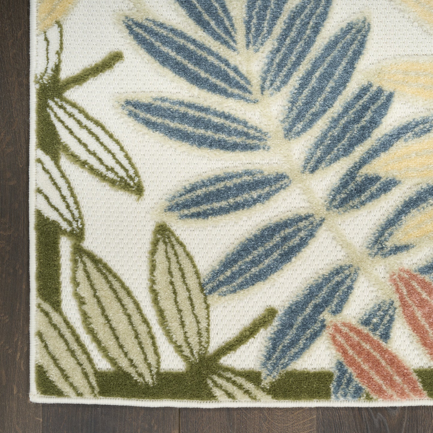 Nourison Home Aloha  Ivory Rose  Contemporary